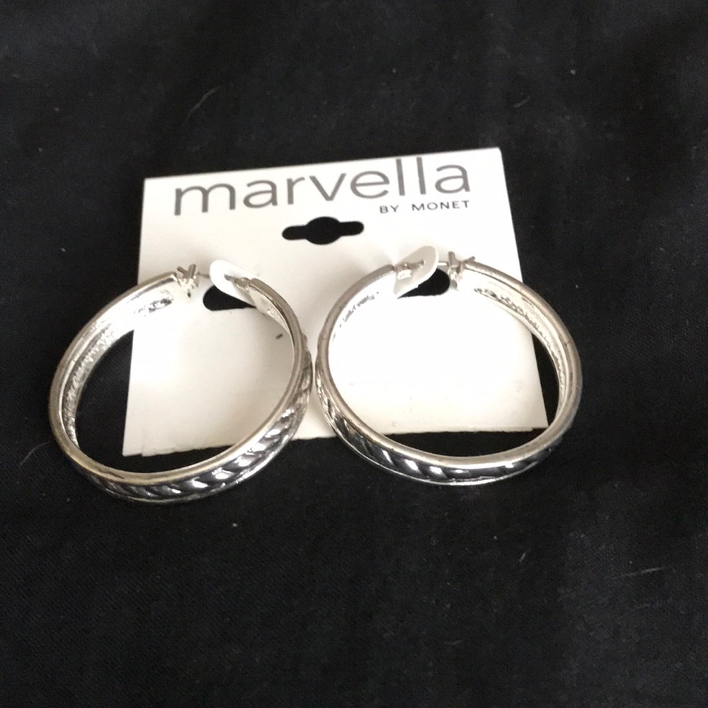 Silver Hoop Earrings